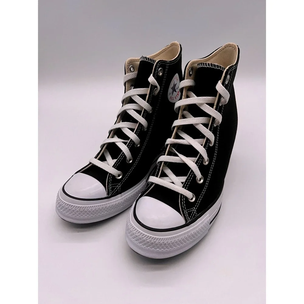 Converse Women's Chuck Taylor All Star Wedge Platform High Cavas Black NEW